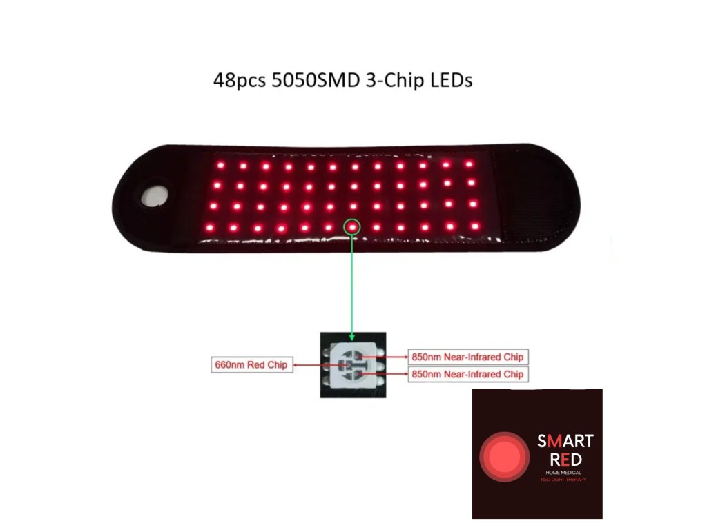 Smart Red - Vörösfény terápiás csuklópánt 8